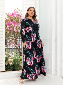 DEARCASE Váy in hoa cỡ lớn - Nhiều màu - Xem 6