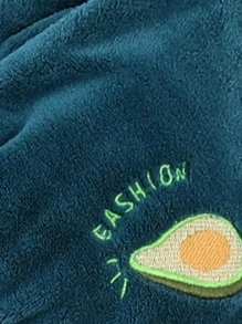 4/1pc Coral Fleece Fruit Embroidered Quick-Dry Bath Cap, Super Soft Fiber Ladies Hair Drying Towel, Bathroom Accessories Shower Towels For Beaty Salon, Hotel Sports,Home Essentials, Towel, Skin Care