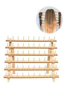 Soporte para trenzar el cabello - Beis - Ver 5