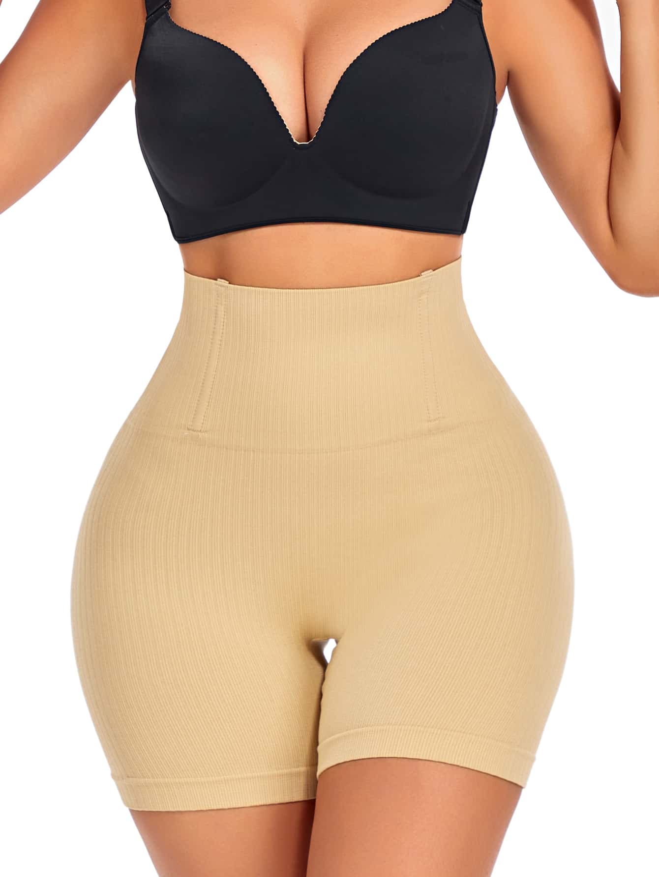 寬腰帶塑形短褲