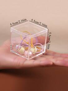 6入組透明首飾收納盒 - 無色 - 查看 3