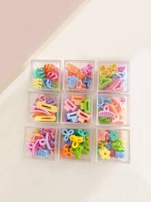 6入組透明首飾收納盒 - 無色 - 查看 4