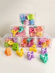 6入組透明首飾收納盒 - 無色 - 查看 5