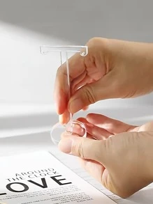 3件套透明可拆卸耳环收纳架，情人节/开学礼物 - 無色 - 查看 6