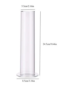 1pc Clear Scrunchie Storage Rack, Hair Tie Storage Tube, For Household - Clear - View 3