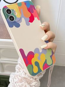 Funda para móvil de color combinado con acollador - Multicolor - Ver 2
