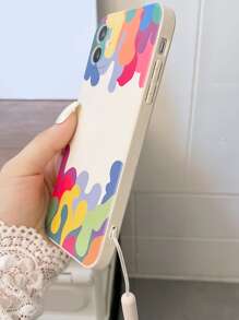 Funda para móvil de color combinado con acollador - Multicolor - Ver 4