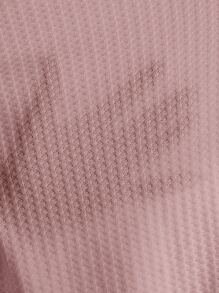 Muchica Surplice Neck Lettuce Trim Tee - Dusty Pink - View 6