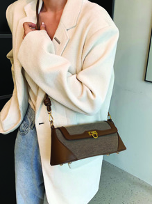 2025 Nova Bolsa Baguette Simples Retro Francesa, Ideal Para Mulheres Maduras, Adequada Para Namoro, Compras, Trabalho e Combinação Diária
