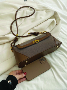 2025 Nova Bolsa Baguette Simples Retro Francesa, Ideal Para Mulheres Maduras, Adequada Para Namoro, Compras, Trabalho e Combinação Diária