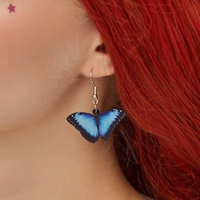 Butterfly Drop Earrings