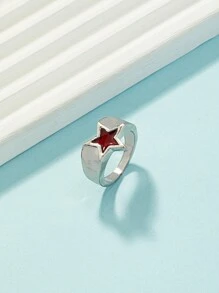 Star Decor Ring - Red - View 2