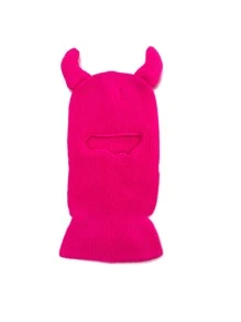 Horn trang trí Balaclava Cap - Màu Hồng Tươi - Xem 2