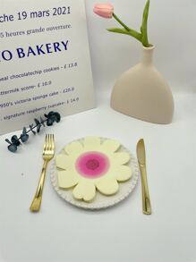 20入組/套紙質一次性餐巾紙創意花卉形狀派對餐巾紙 - 彩色 - 查看 5
