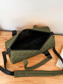 衍縫行李袋雙把手運動和旅行