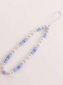 1入組串珠手機掛繩 - 彩色 - 查看 4