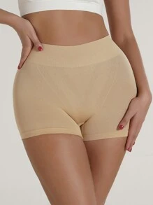 素色簡約風塑身褲