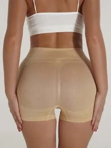 素色簡約風塑身褲