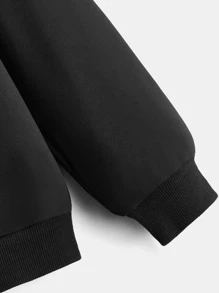 Tween Boy 1pc Cartoon Graphic Sweatshirt - Black - View 3