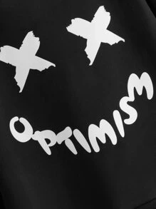 Tween Boy 1pc Cartoon Graphic Sweatshirt - Black - View 4