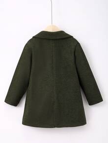 SHEIN 小男童西裝領花呢外套