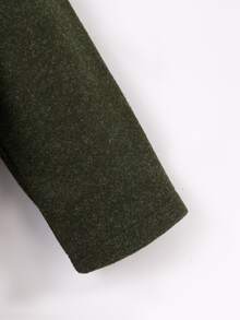 SHEIN 小男童西裝領花呢外套