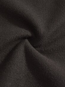 GENTILAND Men Letter Patched Tee - Black - View 8