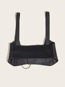 Cinturón arnés con diseño de cadena - Negro - Ver 5