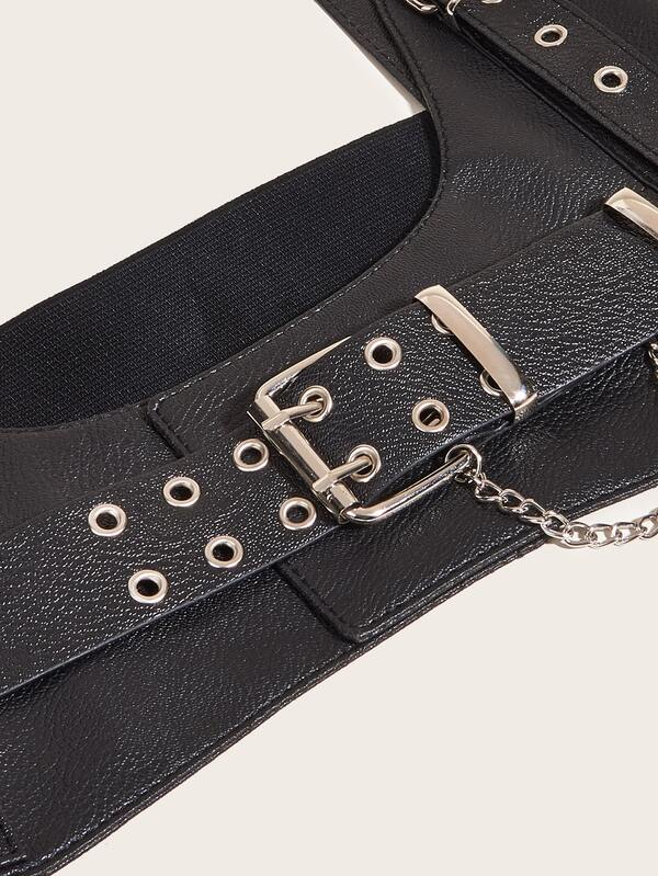 Chain Decor Harness Belt SHEIN USA