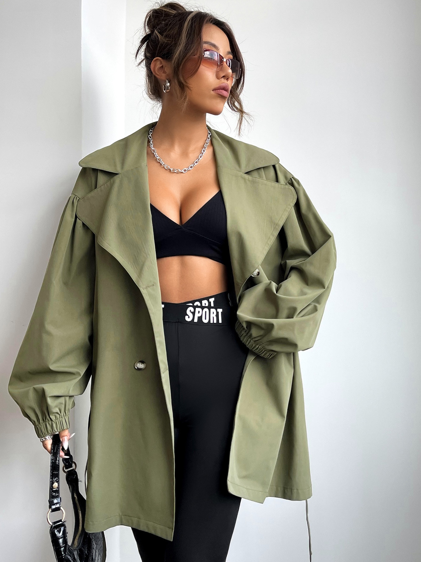 Double Breasted Trench Coat
