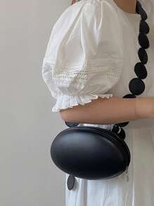 Túi đeo chéo tối giản không thấm nước, nhẹ, giản dị dành cho doanh nhân dành cho nữ tuổi teen Sinh viên đại học, tân binh và nhân viên văn phòng Hoàn hảo cho văn phòng, đại học, công việc, kinh doanh, đi làm - màu đen - Xem 1