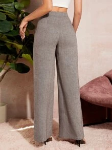 Firerie Women Commuting High Waist Wide Leg Pants