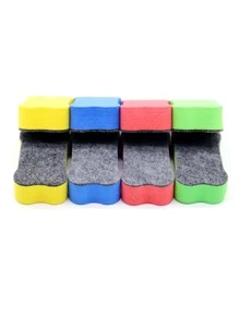 4pcs Random Color Whiteboard Eraser - Multicolor - View 2