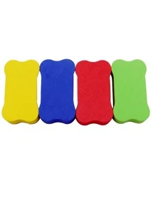 4pcs Random Color Whiteboard Eraser - Multicolor - View 3