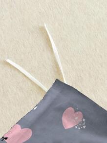 3pcs Heart Firework Print Bedding Set (1 Duvet Cover + 2 Pillowcases), Soft & Comfortable, Suitable For Single, Double, Full Size, Machine Washable, Home Decor, Festival Gift - Multicolor - View 7