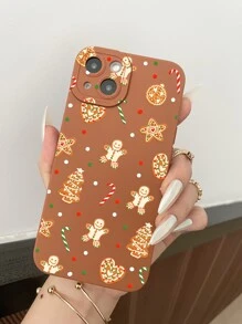 1个新款卡通圣诞图案TPU磨砂防摔手机壳，可爱兼容 16/11/12/13/14/15/15 Pro/15 Plus/15 Pro Max/7 Plus/8 Plus/X/Xs Max/Xr/11 Pro/12 Pro/13 Pro/14 Pro/12 Mini/13 Mini/11 Pro Max/12 Pro Max/13 Pro Max/14 Pro Max/14 Plus/6/6s/6 Plus/7/8/16 Pro/16 Plus/16 Pro Max/SE&Galaxy/A54/A14/A12/A13/A15/A32/A33/A24/A52S/S20/S21/S22/S23/S24/S23 Plus/S24 Ultra - 彩色 - 查看 1