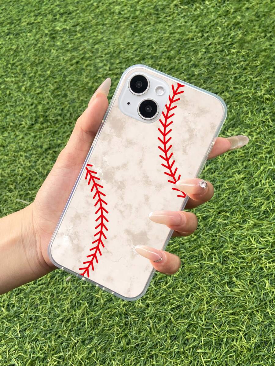 棒球印花手機殼 - 彩色 - 查看 1