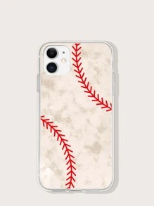 棒球印花手機殼 - 彩色 - 查看 3