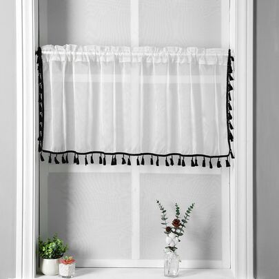1pc Tassel Decor Window Valance