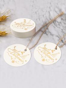 Zawieszki, etykiety na prezenty, na choinkę, 50 szt.