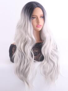 Long Body Wave Synthetic Wig - Multicolor - View 3