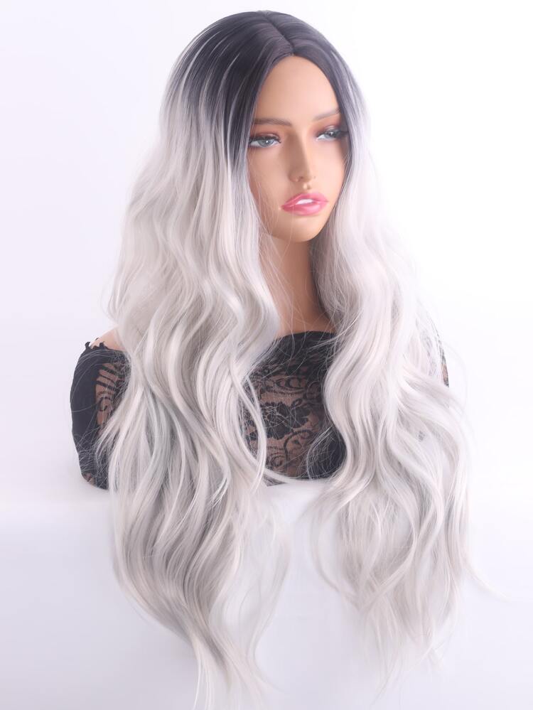 Long Body Wave Synthetic Wig - Multicolor - View 3