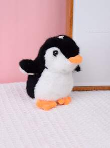 1pc Random Color Penguin Design Pet Plush Toy - Multicolor - View 4