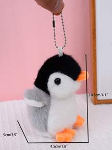 1pc Random Color Penguin Design Pet Plush Toy - Multicolor - View 2