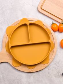 1 pieza Plato sol de silicona - Amarillo - Ver 2