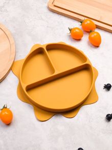 1 pieza Plato sol de silicona - Amarillo - Ver 4