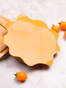 1 pieza Plato sol de silicona - Amarillo - Ver 5