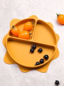 1 pieza Plato sol de silicona - Amarillo - Ver 6