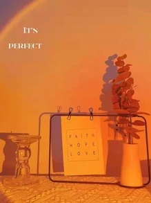 1个家居装饰USB供电LED日落投影灯，角度可调，营造日落氛围，可作LED夜灯使用，适用于摄影/自拍派对装饰、客厅装饰、卧室装饰、露营装饰、婚礼装饰，也是送给女性、女孩、朋友、家人的圣诞礼物。