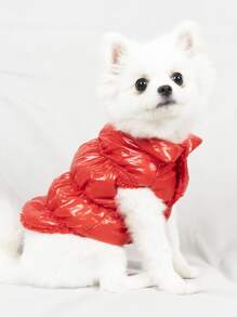 Áo khoác thú cưng rắn - Đỏ - Xem 1